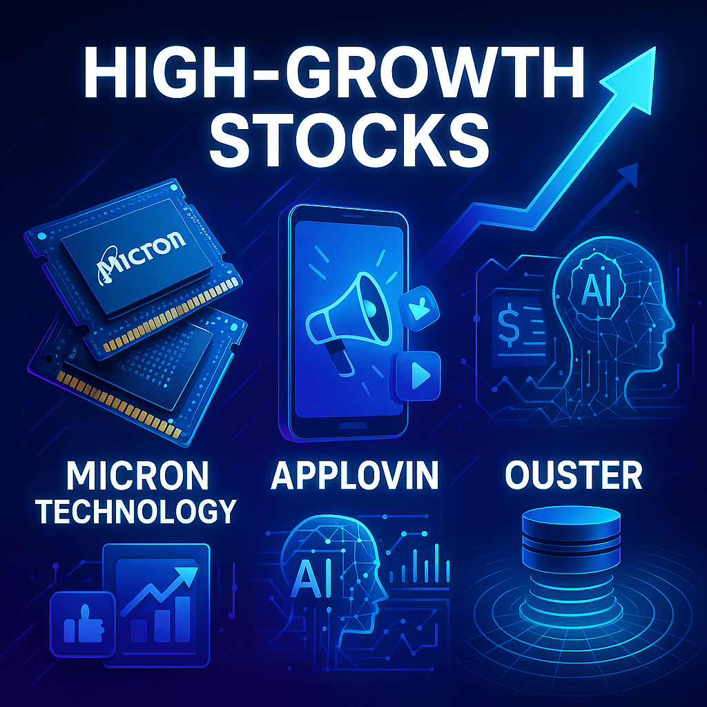 Top 4 High-Growth Stock Picks for Q2 2025: Micron, AppLovin, Pagaya,&nbsp;Ouster
