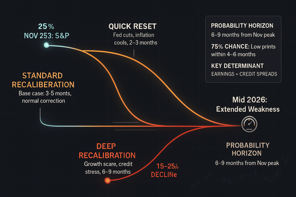 market correction 3 scenarios image