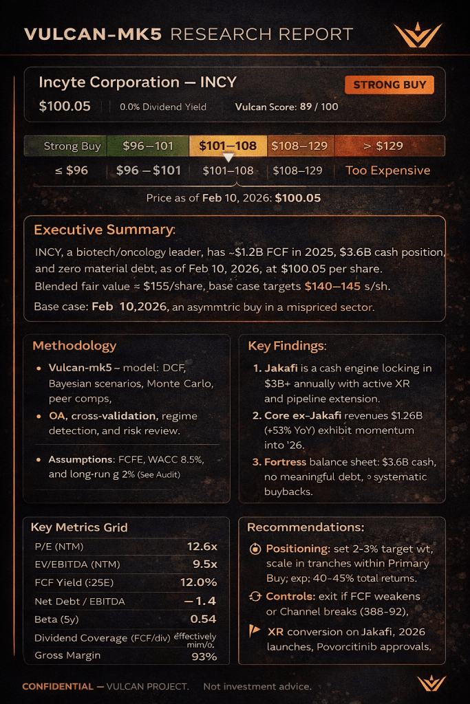 Incy Research Report Image with metrics and thesis.
