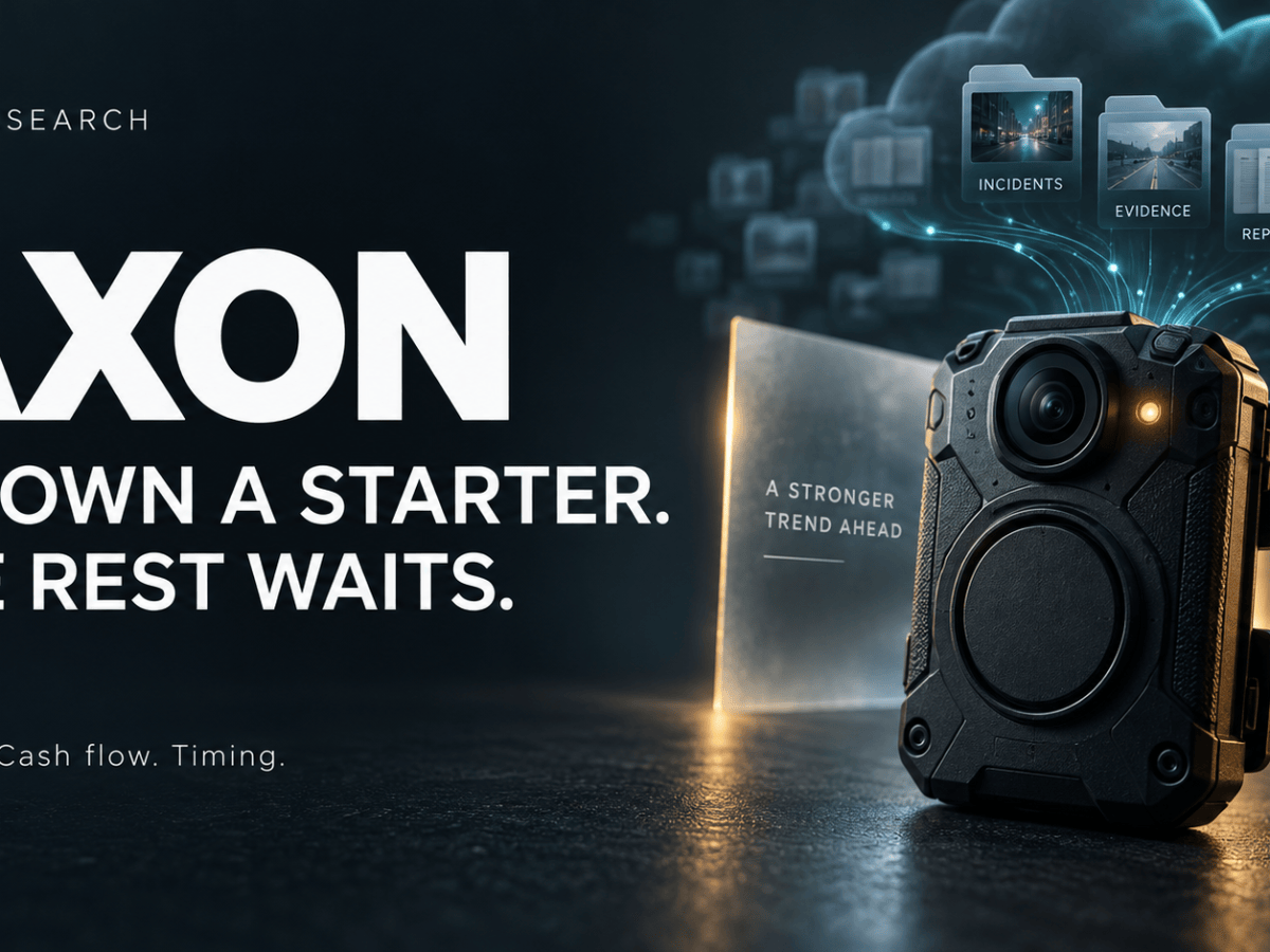 My pick: Axon Is Down 43%. I Own It. Why I am not Buying More,&nbsp;Yet!